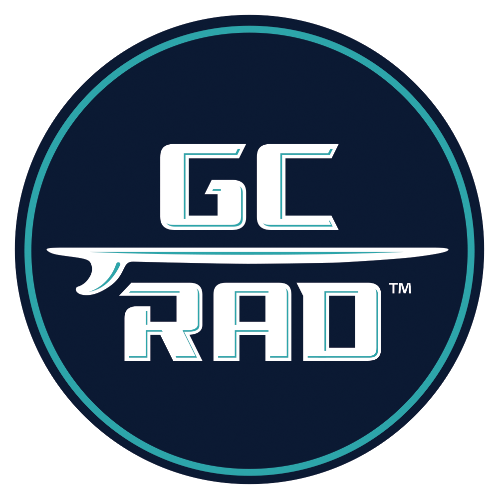 GC RAD logo with blue background